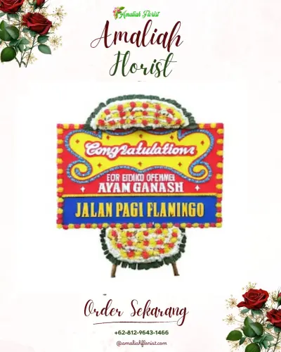 Bunga Papan Congratulation di Gobleg